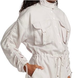 Zimmermann Utility Linen Playsuit NWT.